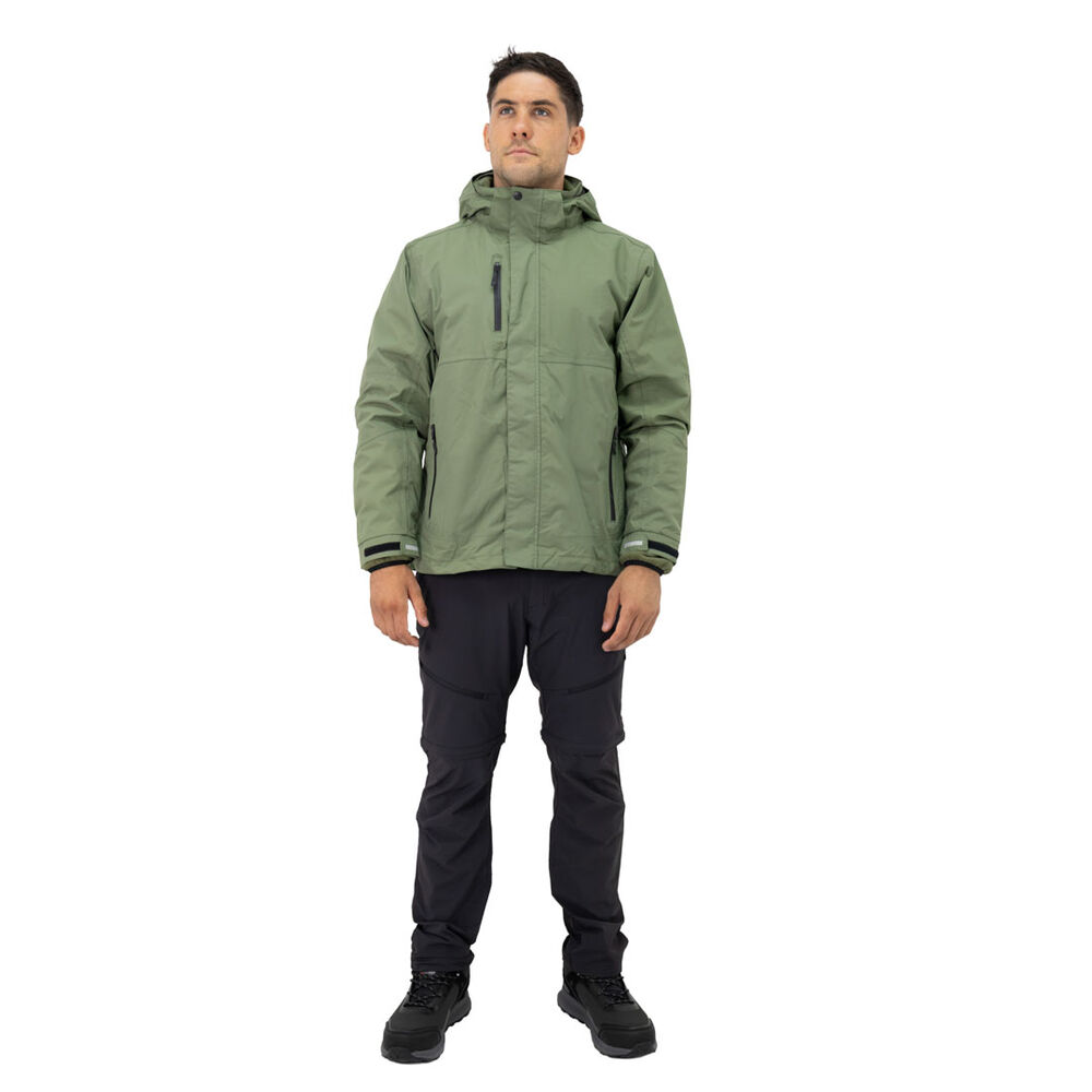 Parka Desmontable Hw Reno 3 En 1 Verde Oliva image number 1.0